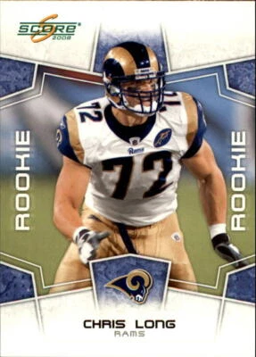 2008 Score #332 Chris Long RC Rookie QUANTITY! - NM-MT - Image 1 of 2