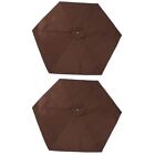  2 Pack Umbrella Canopy Replacement for Patio Daily Use Windproof