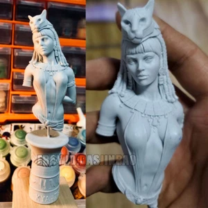 Busto de chica de belleza femenina sin pintar 1/10 resina modelo kit sin montar GK - Imagen 1 de 4