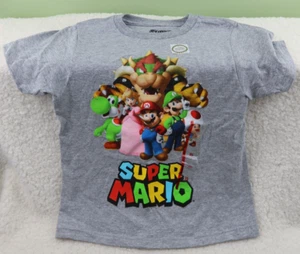 NINTENDO Super Mario Bros T-Shirt Unisex Size XSmall  Gray - Picture 1 of 3