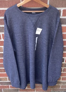 NWT SONOMA MEN'S GRAY SUPERSOFT THERMAL SHIRT 2XB BIG - Picture 1 of 4