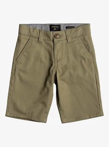New NWT Quiksilver Boy's Everyday Union 14" Stretch Chino Shorts khaki Size 6 - Picture 1 of 2