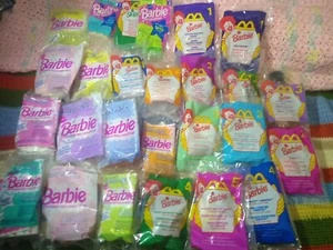 Lot Of 26 Barbie And McDonald's Happy Meal Toys 1990_1999 Vintage great mix - Picture 1 of 12