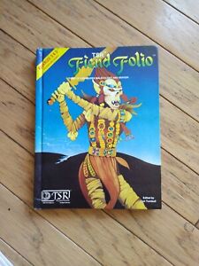 Vintage 1981 TSR Fiend Folio Advanced D&D Tome Of Creatures Malevolent & Benign
