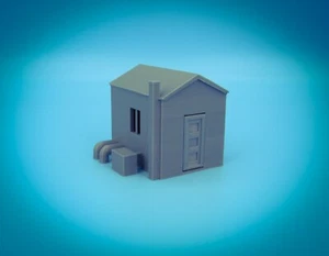 Water " Pump House " Shed - HO Scale 1:87 No Assembly Required! - Picture 1 of 7