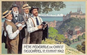 Suisse - NEUCHÂTEL - Fête de Chant - Juillet 1912 - Ed. C.P.N. - Bild 1 von 2