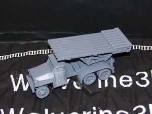 Flames Of War Russian Katyusha US6 BM-13N 1/100 15mm FREE SHIPPING - Picture 1 of 3