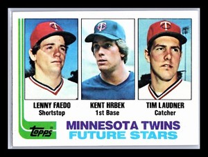 Kent Hrbek Rookie Card (RC) 1982 Topps   #766 Near Mint (NM)