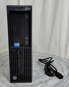 HP Z230 K1L59UT#ABA PC Desktop INTEL XEON E3-1241 V3 4GB 256GB SEE NOTES - Picture 1 of 10