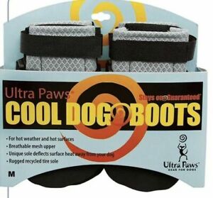 ULTRA PAWS COOL DOG BOOTS SILVER SIZE MEDIUM NWT   *~* FAST FREE SHIPPING ! *~*