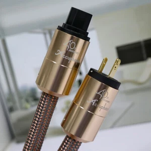 Accuphase 12AG 5N OFC HIFI Audio Power Cord AC Mains Supply Cable US EU AU Plug