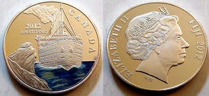 Moneda de Plata Titanic 1912 Ice Berg Reina Isabel II Barco 100 Aniversario - Imagen 1 de 10