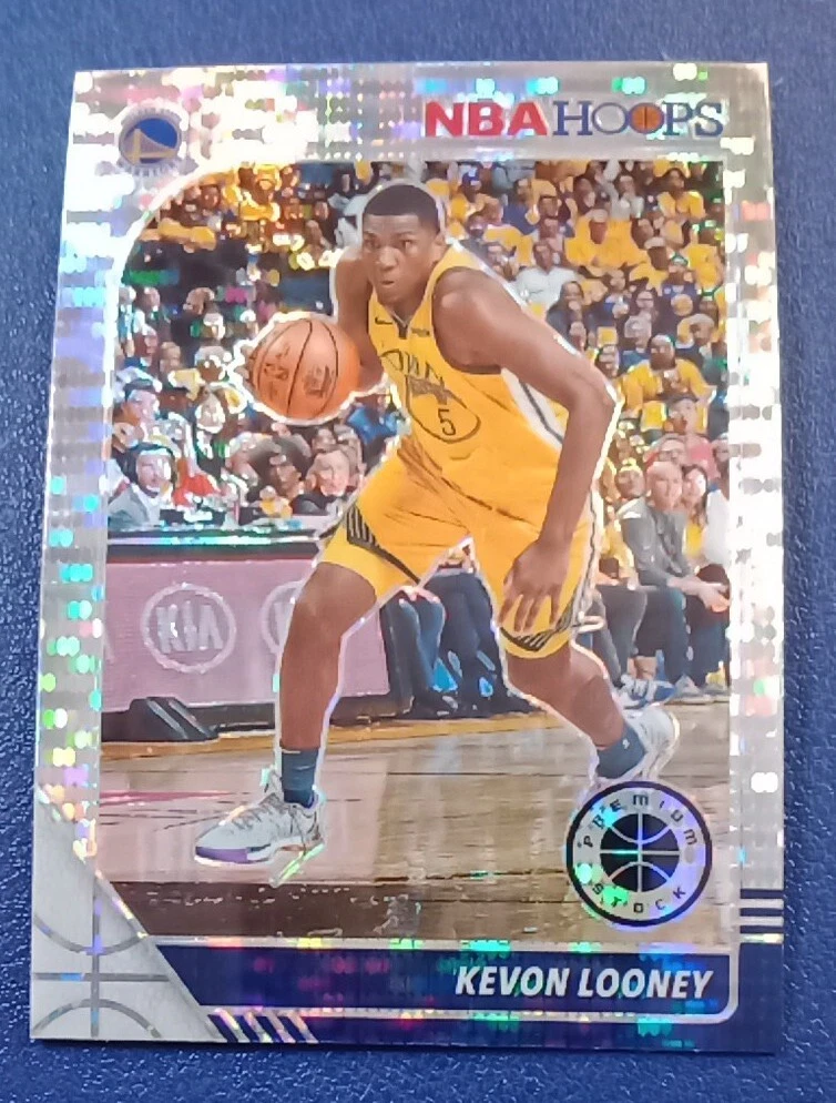 Kevon Looney Silver Pulsar Prizm 2019-20 Panini Hoops Premium Stock Warriors