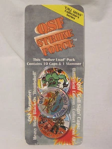 QSF STRIKE FORCE "Mother Load" Pack NIP 10 Caps & 1 Slammer pogs pog cap - Picture 1 of 4