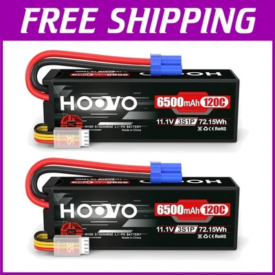 High Performance 3S Lipo Battery 6500mAh 120C 2 Pack - Image 1 of 4