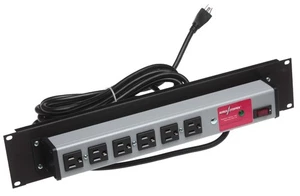 Brooks Power SurgeStopper 6 Outlet PDU Surge Protector 650J Rackmount 15' Cable - Picture 1 of 5