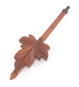 Cuckoo Clock Pendulum Wood 7-3/16 inches Long - XC117 - Picture 1 of 2