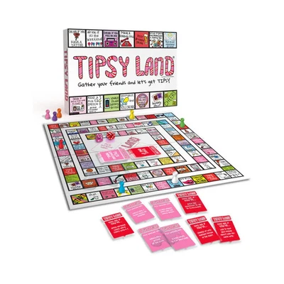 Tipsy Land Board Game, Brand New, Sealed,Fun Drinking Board Game. Party, Camping - Image 1 of 4