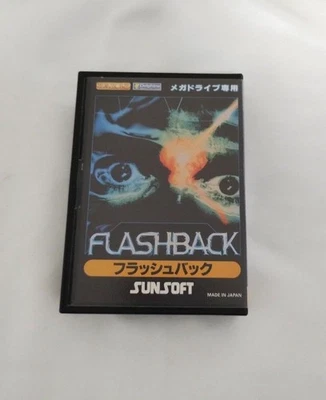 Flashback SEGA Mega Drive MD SUNSOFT CIB Boxed Manual Untested JPN - Image 1 of 4