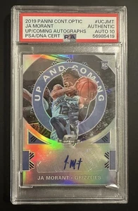 2019 Panini Cont Optic Ja Morant Up/Coming Autograph Memphis Grizzles RC - Picture 1 of 2