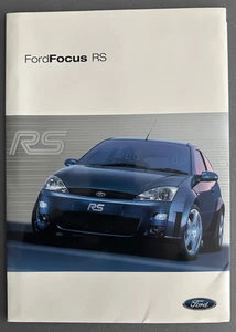 Ford Focus RS 2002 Sales Brochure Pack Colin McRae & Sainz poster - Bild 1 von 10