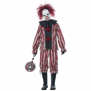 Nightmare Clown Horror Killer Sinister Joker Zirkus Halloween Herren Kostüm L - Bild 1 von 1