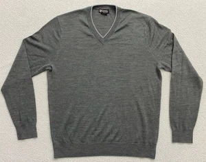 Suéter Michael Kors Cuello en V Mezcla de Lana Para Hombre Grande (ver Medidas) Pullover Gra - Imagen 1 de 8