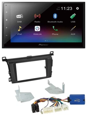 Pioneer USB Bluetooth DAB 2DIN MP3 Autoradio für Toyota RAV 4 (ab 2013) - Bild 1 von 4