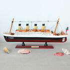 34CM Simulation Cruise Ship Titanic Model Wooden Sailboat Decoration MODEL