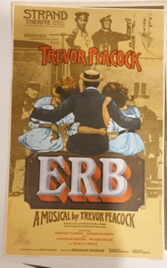 1970s original poster for Trevor Peacock musical production - ERB. - Picture 1 of 1