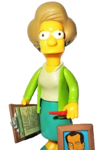 The SIMPSONS world of springfield 2002 Mrs EDNA KRABAPPEL Complete playmates - Picture 1 of 2