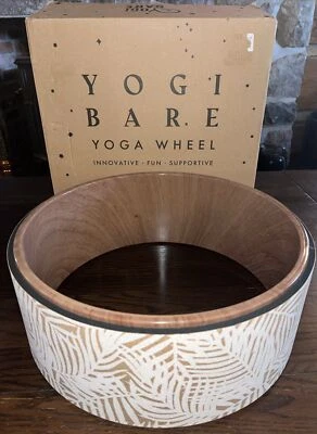 Yogi Corcho Palma Desnuda Yoga Rueda Trasera Curva + + Diámetro Rueda 33cm x 13cm Nuevo Foto 1 de 4