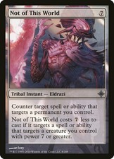1X Not of This World Rise of the Eldrazi NM/EX MTG CARD