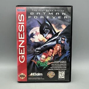 Batman Forever (Sega Genesis, 1995) Sin Manual | LIMPIO Y PROBADO - Imagen 1 de 8
