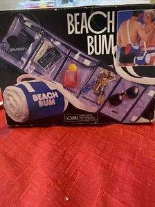 Vintage 80’s Beach Bum Towel Carrier Holder Storage Beach Cassette Squire Retro - Picture 1 of 9