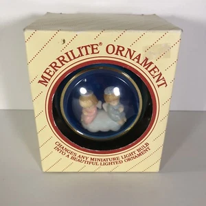Merrilite Angels Vintage Lighted Christmas Ornament 1985 - Picture 1 of 5