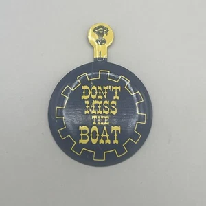 Rare Don't Miss The Boat Vintage Political TAB Pinback Campaign Election - Picture 1 of 3