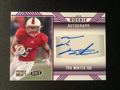 TRA MINTER 2020 Sage Hit RC Autograph #A13 South Alabama Jaguars - Image 1 of 2
