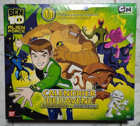 Ben 10 Alien Force Advent Calendar 2010 w/ 11 Figures European Exclusive Bandai Cover
