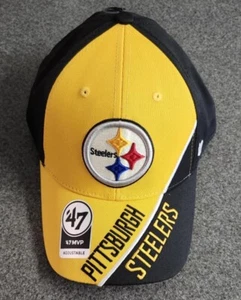 Pittsburgh Steelers NFL Venture '47 MVP One Size Adjustable Hat - Picture 1 of 2