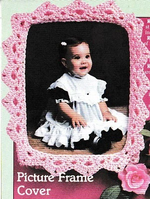 Picture Frame Trim - Fits 8" x 10" frame - CROCHET PATTERN ONLY - Image 1 of 2