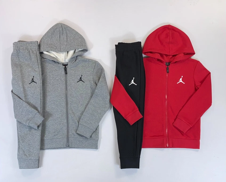 Boy's Youth Nike Jordan 2-Piece Full Zip Hoodie and Jogger Sweatpant Set - Image 1 of 1