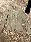 Exquisite Marc Jacobs Khaki fitted Motorcycle Jacket 4
