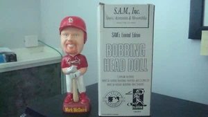 1998 Mark McGuire Bobblehead by S.A.M. INC St Louis Cardinals W/Box Ceramic - Picture 1 of 4