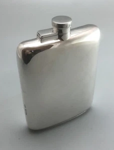 Antiker Silber Flachmann Asprey Chester 1939 240g CLZX - Bild 1 von 5