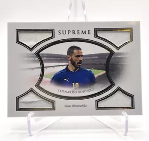 2022 Futera World Football Supreme Leonardo Bonucchi Game Worn Shorts 9/19 - Picture 1 of 2