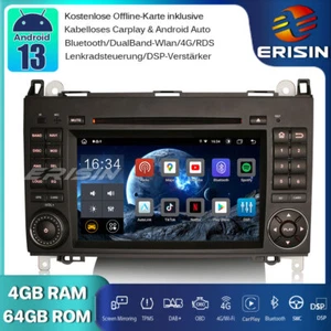 8-Kern Android 13 DAB+Autoradio Navi Mercedes A/B-Klasse Sprinter Viano Crafter - Bild 1 von 22