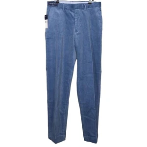Polo Golf Ralph Lauren Mens Pants 31x30 Blue Corduroy Links Fit Chino Preppy NWT - Picture 1 of 7