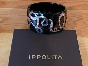 Ippolita Black Resin Cuff Bangle - New in Box- Retired - Picture 1 of 4