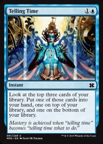 x1 Telling Time - Modern Masters 2015 - NM - MTG - Image 1 of 1